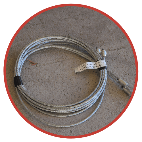 Garage Door Cable | Composed of Strands of Galvanized Steel - Installed By The Door Master.
