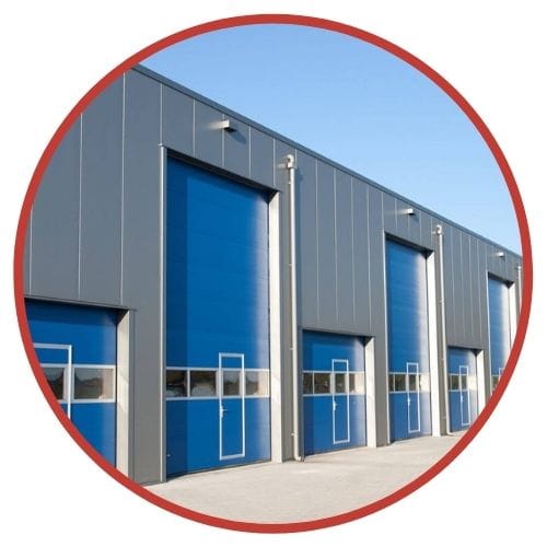 Installation of New Commercial Garage Door by The Door Master